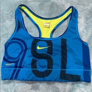 Nike Blue Sports Bra